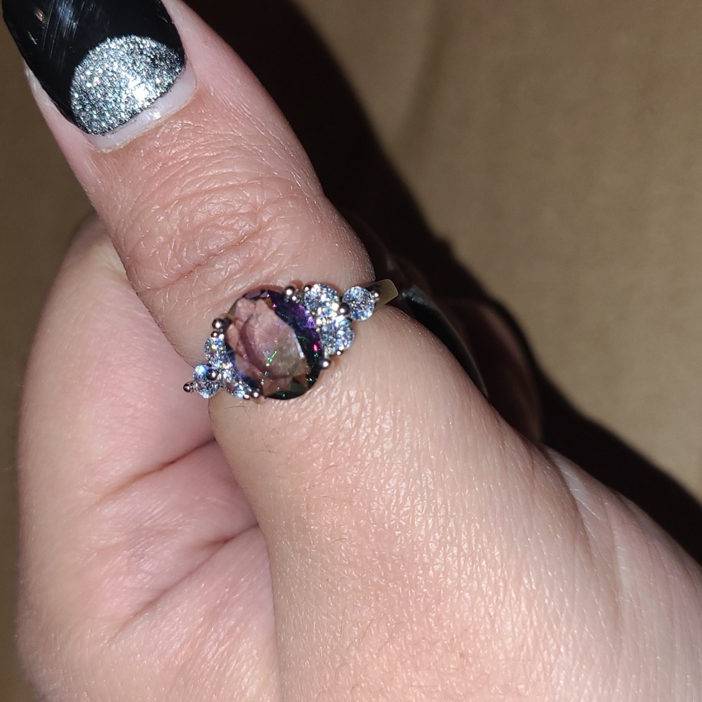 Mystic Topaz Ring Size 8